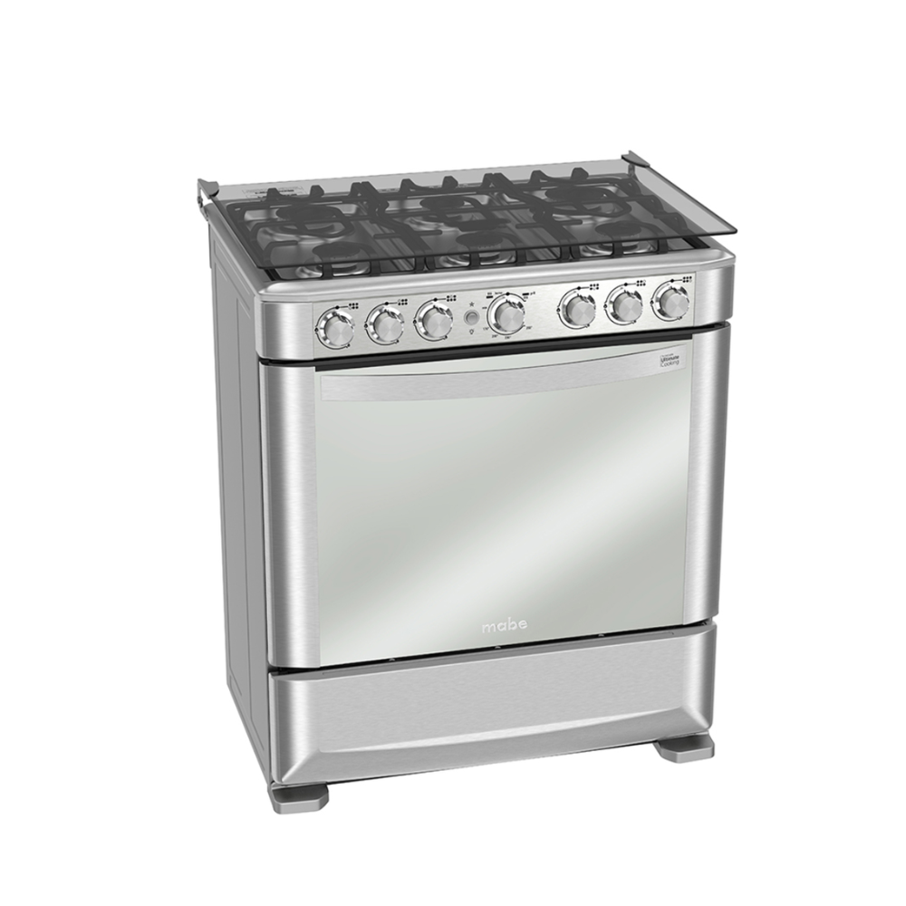 COCINA GAS MABE 76CM INOX EM7630FX0