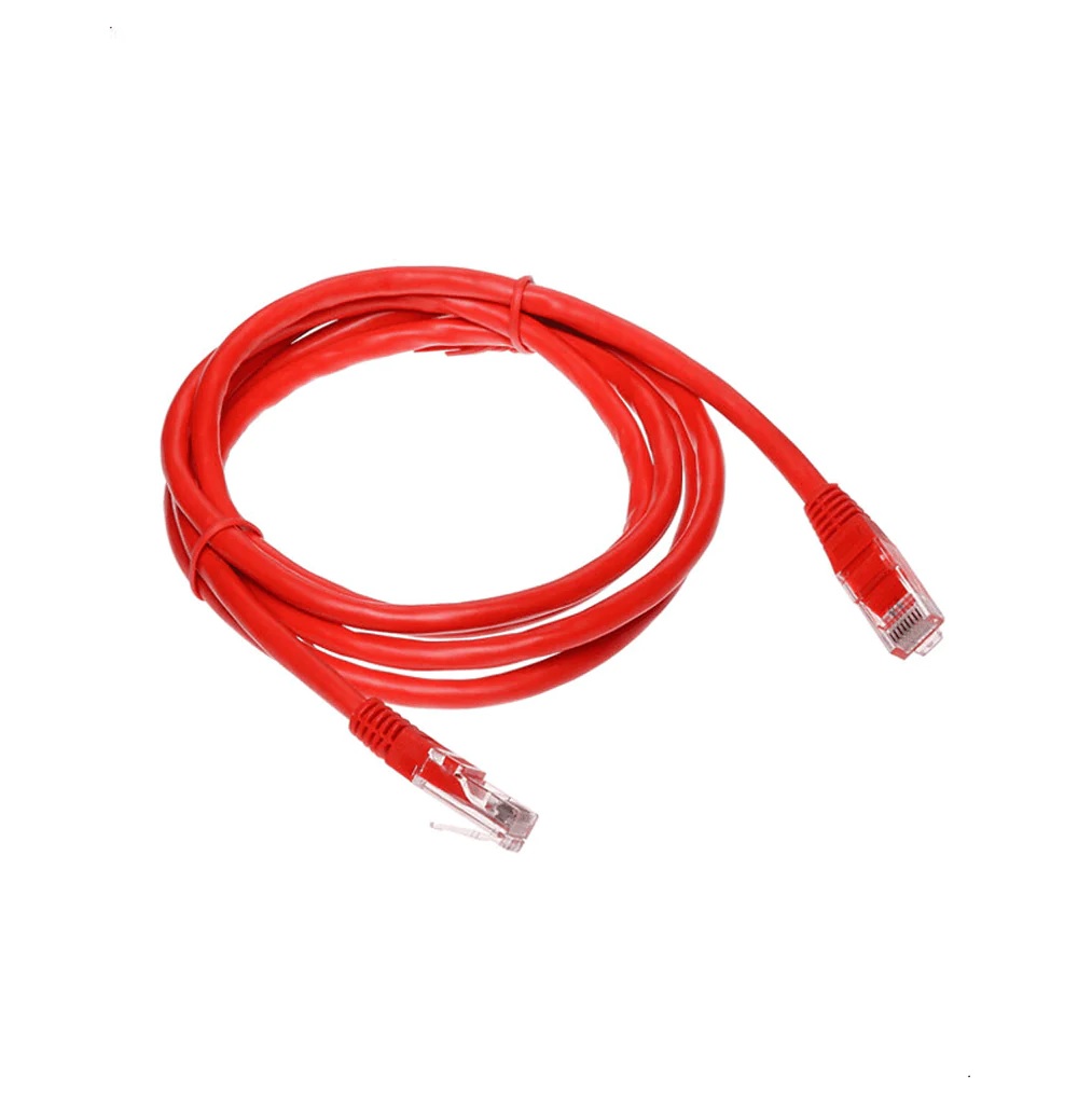 CABLE PATCH CORD VANTEC CAT5E M8 3MT ROJO