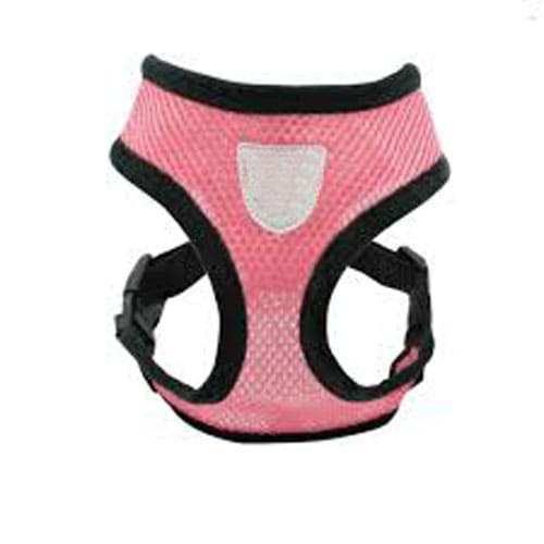 PECHERA PARA MASCOTA DOBLE CAPA MESH MEDIUM MA-4BM ROSADO