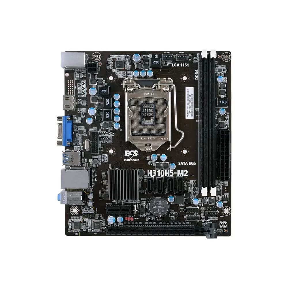 MAINBOARD ECS ELITEGROUP H310CH5-M2 8VA GEN. HDMI/VGA SATA USB 3.1 HD 6C