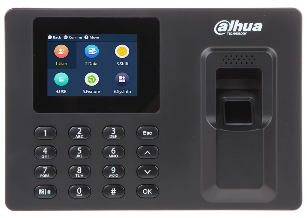 DHI-ASA1222E-S  CONTROL DE ACCESO Y ASISTENCIA  TCP/IP / EXTERNA 2.4" TF