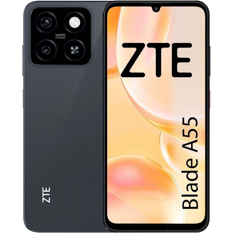 Telefono Zte Blade A55 Z2450 DS 12gb(4gb+8gb)+128gb Starry Black