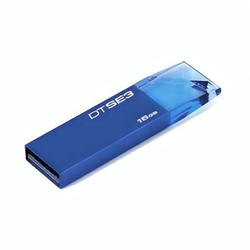 [015006005KINU68164C1BAZU] PENDRIVE KINGSTON 16GB DTSE3 U6816-4C1B AZUL