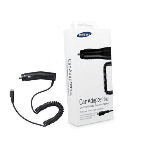 [021009016LGEU16CBE] CARGADOR VEHICULAR SAMSUNG MICRO USB 1AMP U16CBE