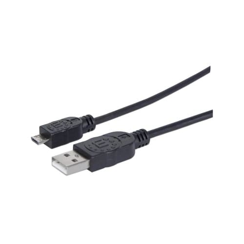 [021006022MAN307178NEG] CABLE MANHATTAN MICRO USB2.0/1.8M 307178 NEGRO