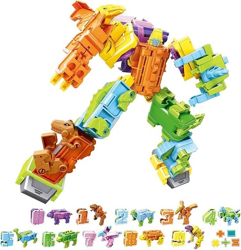 [039004VARJU36B] TRANSFORMER EN FORMA DE DINOSAURIO EDUCATIVO 5-9 JU-36/B