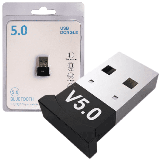 [020001005GENBLUETHOOTH5.0VRC] ADAPTADOR BLUETOOTH 5.0 USB DONGLE 75270