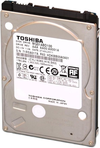 [001002V03THB500GBNEG] DISCO DURO TOSHIBA NT 500GB 2.5